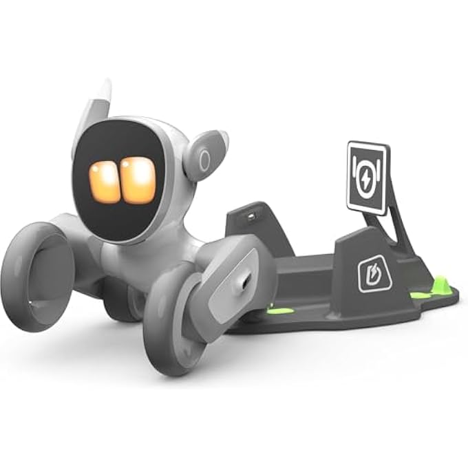 rayihni ROBOT PET DOG CHATGPT-4O SMART AI-POWERED COMPANION VOICE & GESTURE CONTROL, REAL-TIME INTERACTION ROBOTICS TOYS FOR KIDS, HOME MONITORING - INCLUDES CHARGING DOCK - Image 2
